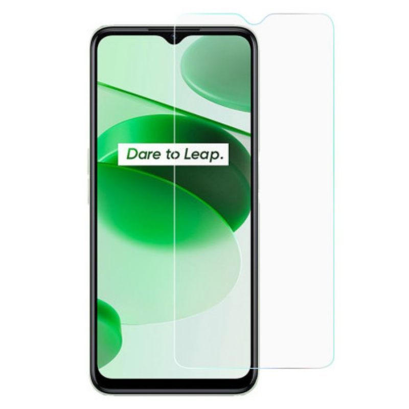 Προστατευτικό Οθόνης Realme C35 Black Edge Tempered Glass